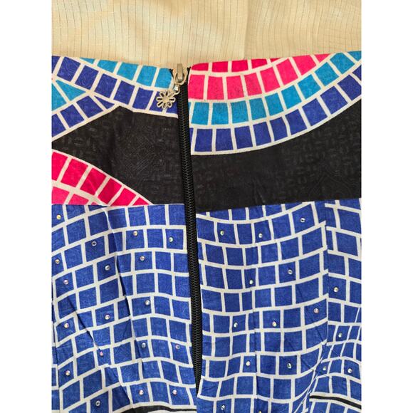 Handmade African Print Design Two-Piece Mermaid Dress Set, 14-16, New - Picture 10 of 14